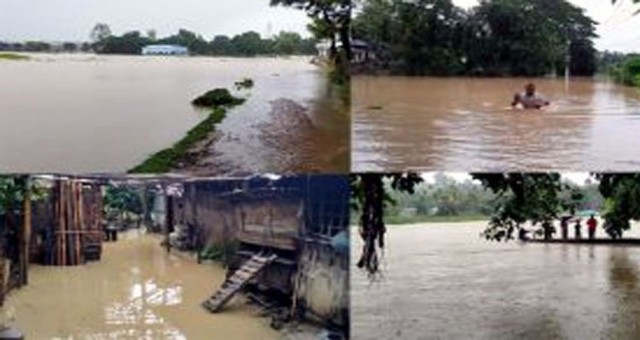 রাঙ্গামাটির নিম্নাঞ্চল পাহাড়ি ঢলে প্লাবিত 