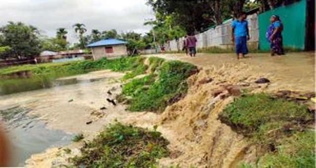 খাগড়াছড়ির নিম্নাঞ্চল ভারি বর্ষণে প্লাবিত