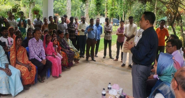 জীবনমান উন্নয়নে চা শ্রমিক পরিবারকে ঘর নির্মাণ করে দিচ্ছে সমাজকল্যাণ মন্ত্রণালয়