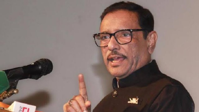 বিএনপি অস্তিত্ব টিকিয়ে রাখতে ই নির্বাচনে আসবে ঃ ওবায়দুল কাদের 